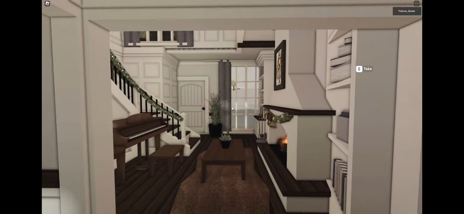BLOXBURG CHRISTMAS WINTER 2STORY HOME!FAST DETAILED BUILDER FOR AFFORDABLE PRICE