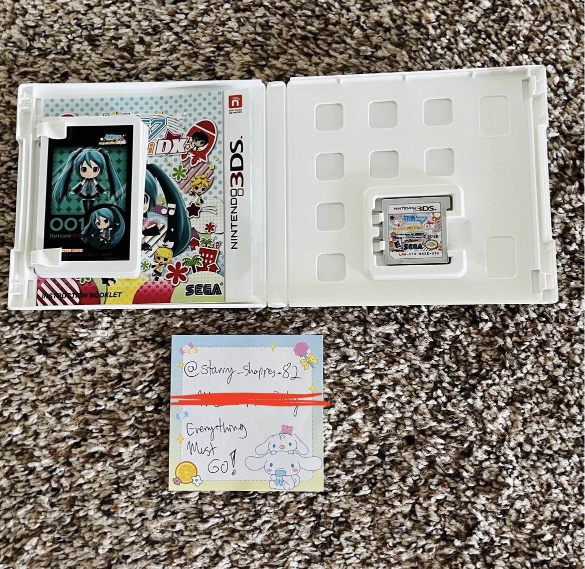 Nintendo 3DS Project Mirai: DX Game Complete-in-Box (Read Description)