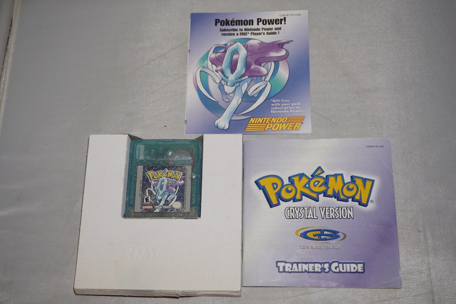 Pokemon Crystal (Gameboy Color Game Boy) Complete CIB Authentic Tested Saves