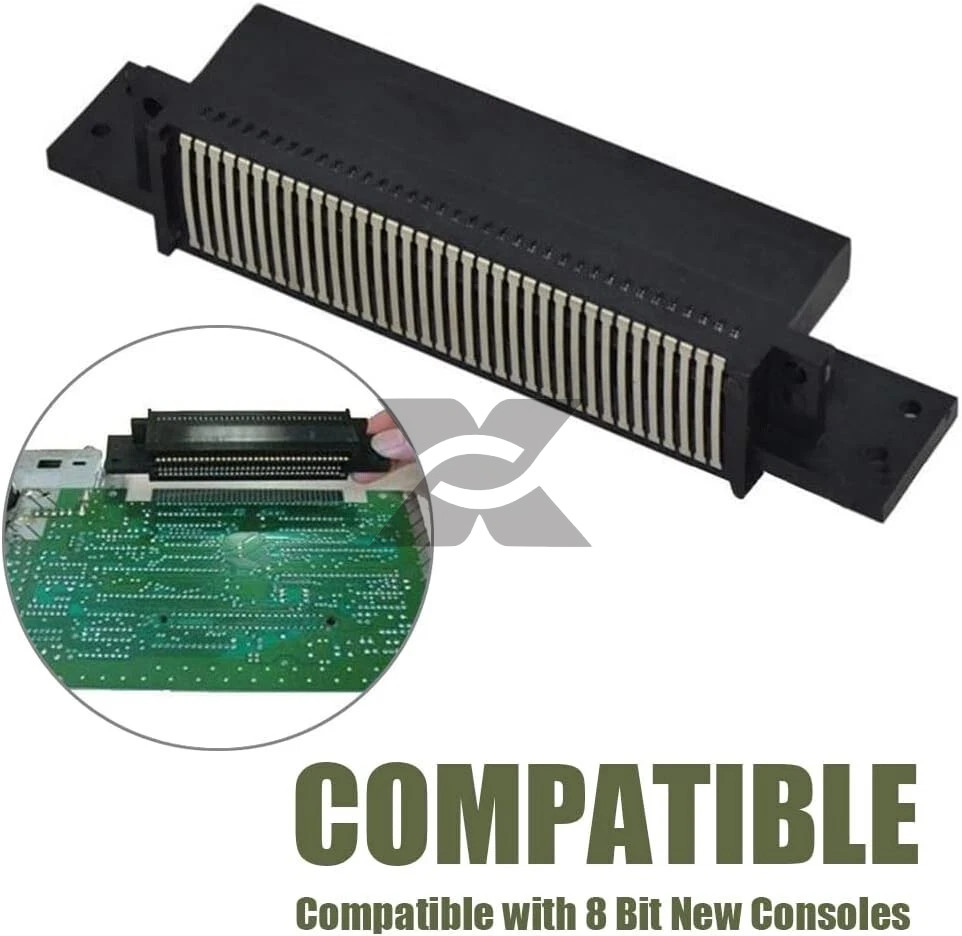 72 Pin Connector Replacement Part with 3.8mm 4.5mm Screwdriver For Nintendo NES