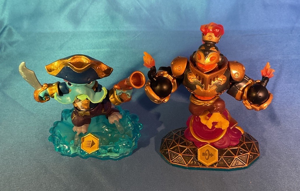 Skylanders Swap Force Lot Wash Buckler Blast Zone Stealth Elf 5 Bottoms