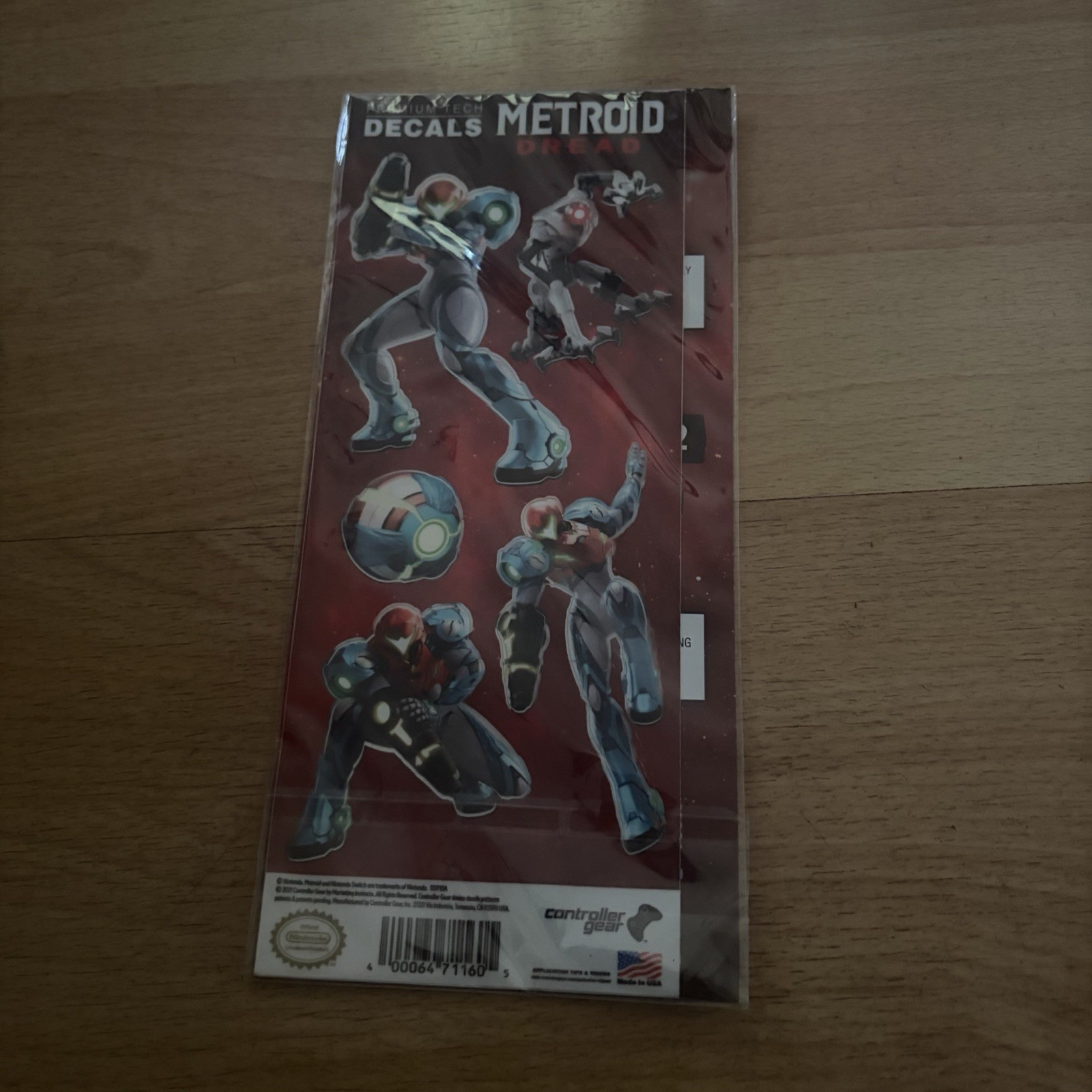Metroid Dread Premium Tech Decals