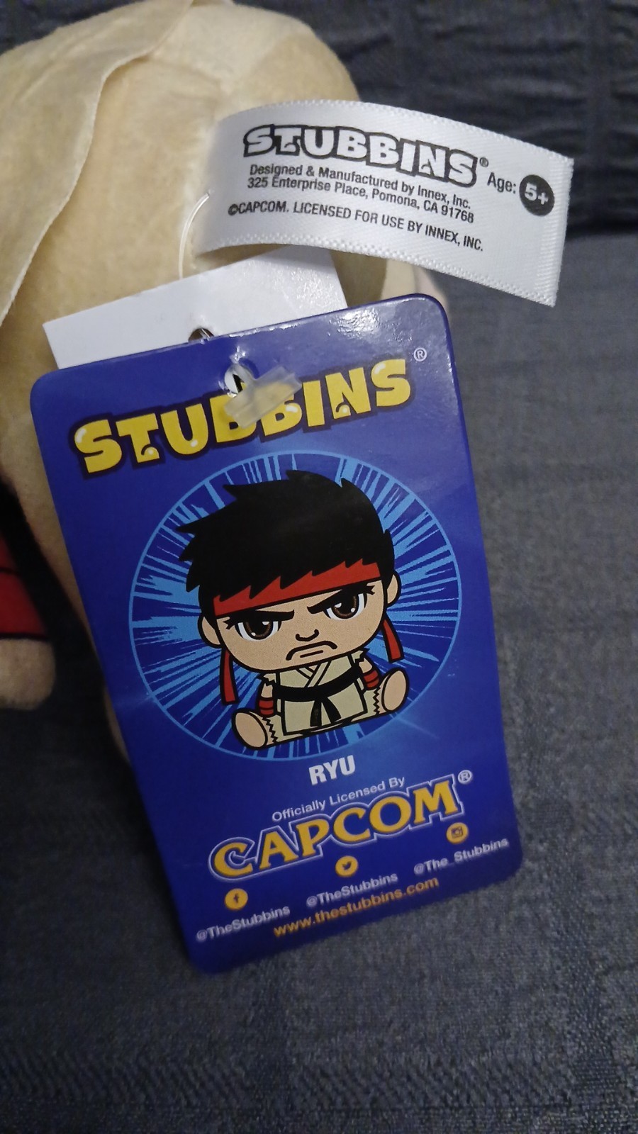 Pixel Pals – Street Fighter – RYU 2017 Capcom Lights & RYU Stubbins Plush