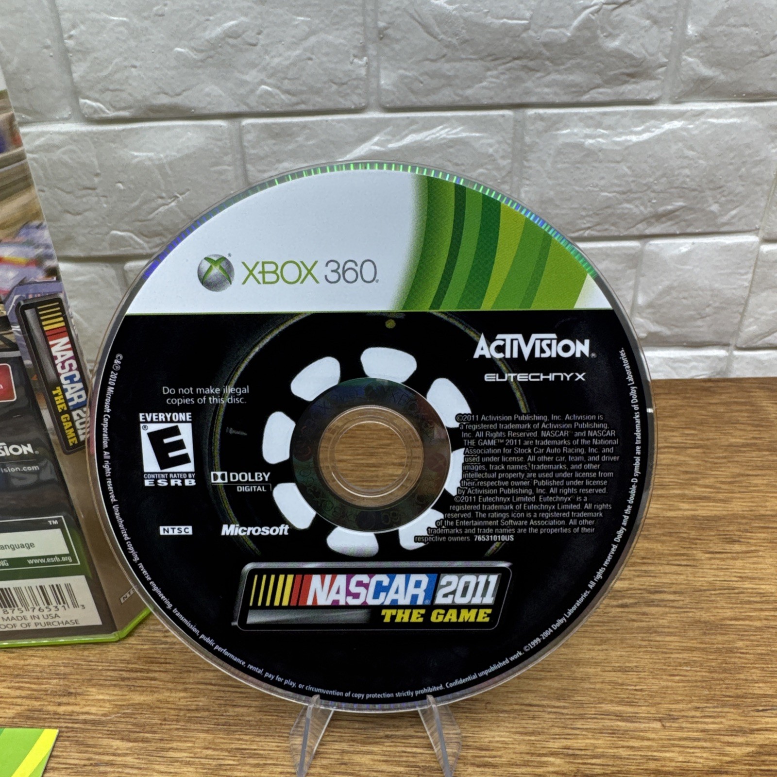 NASCAR The Game 2011 (Microsoft Xbox 360, 2011) CIB Refurbished Tested Free S/H