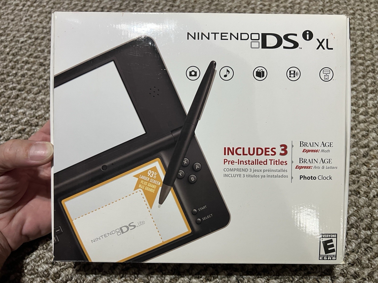 Nintendo DSi XL CIB Complete in Box Bronze – Adult owned- Very Good