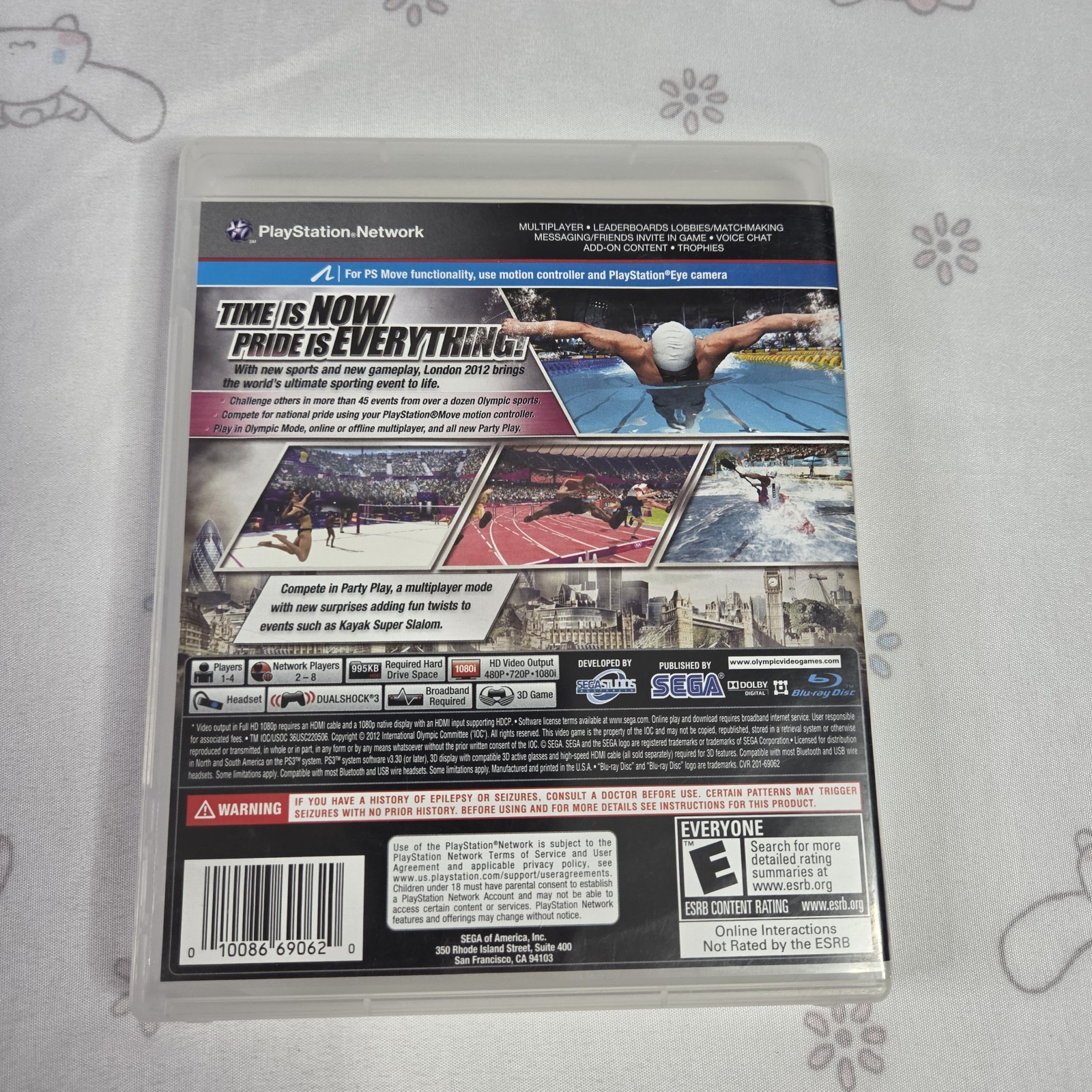 2012 London Summer Olympics Video Game PS3 Platstation 3 Tested