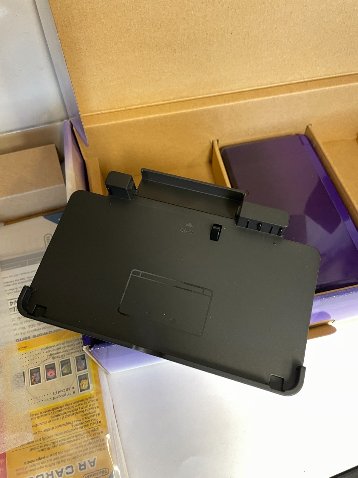 UNTESTED US VERSION Nintendo 3DS Handheld Console Midnight Purple w/Box CTR-001