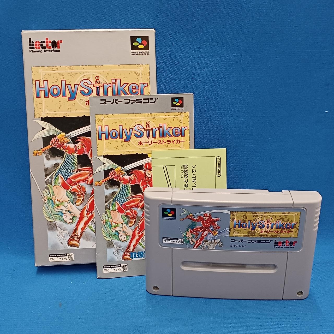 HECT Holy Striker Super Famicom Game Pinball Action Used