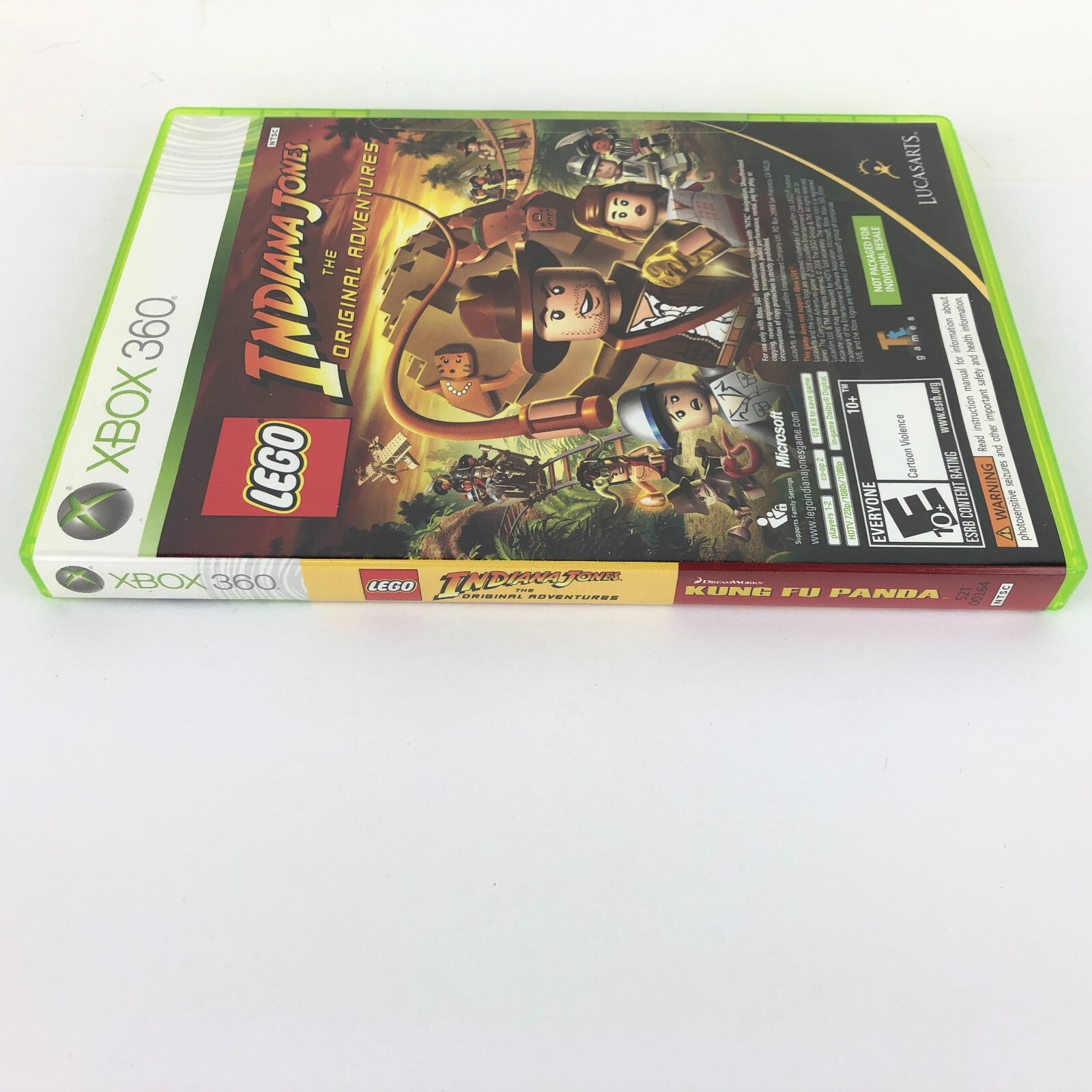 Xbox 360 Lego Indiana Jones: The Original Adventures & Kung Fu Panda NEW SEALED!