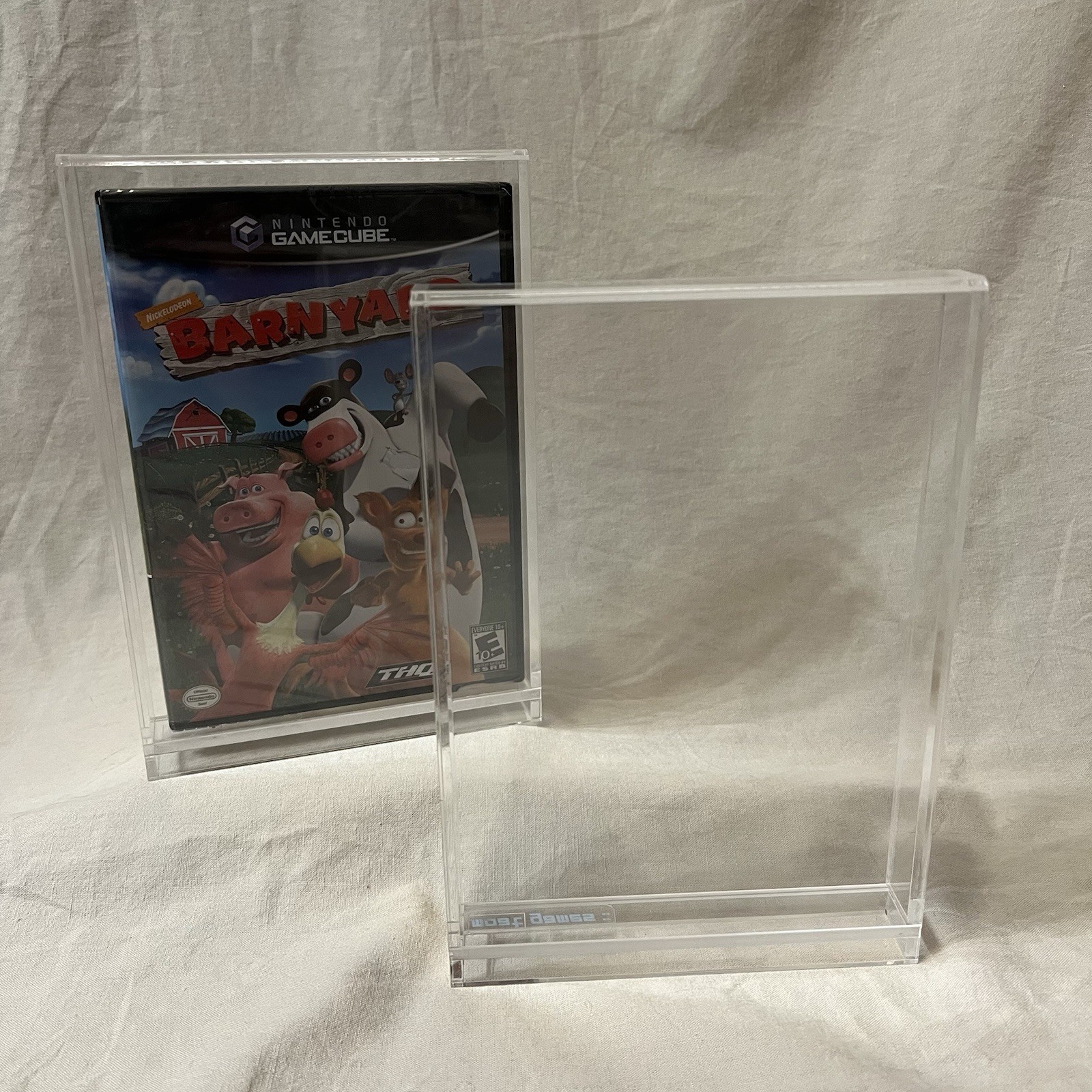 Acrylic Video Game Display Case – Xbox PS2 GameCube Xbox 360 Wii + UV Protection