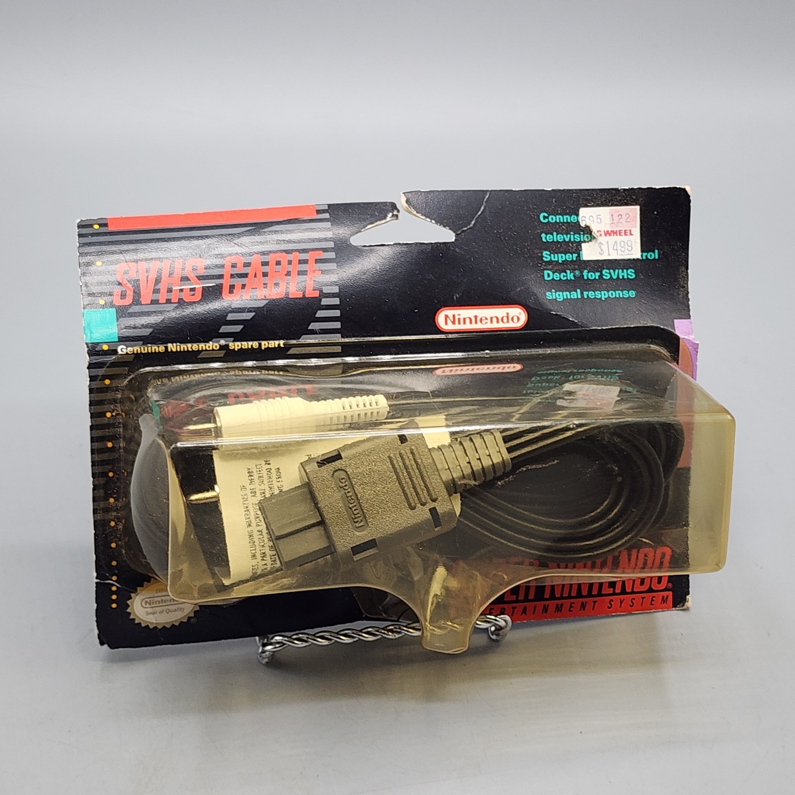 OEM Super Nintendo SNES SVHS TV A/V Cable NIP -Factory Sealed- N64/Gamecube NEW
