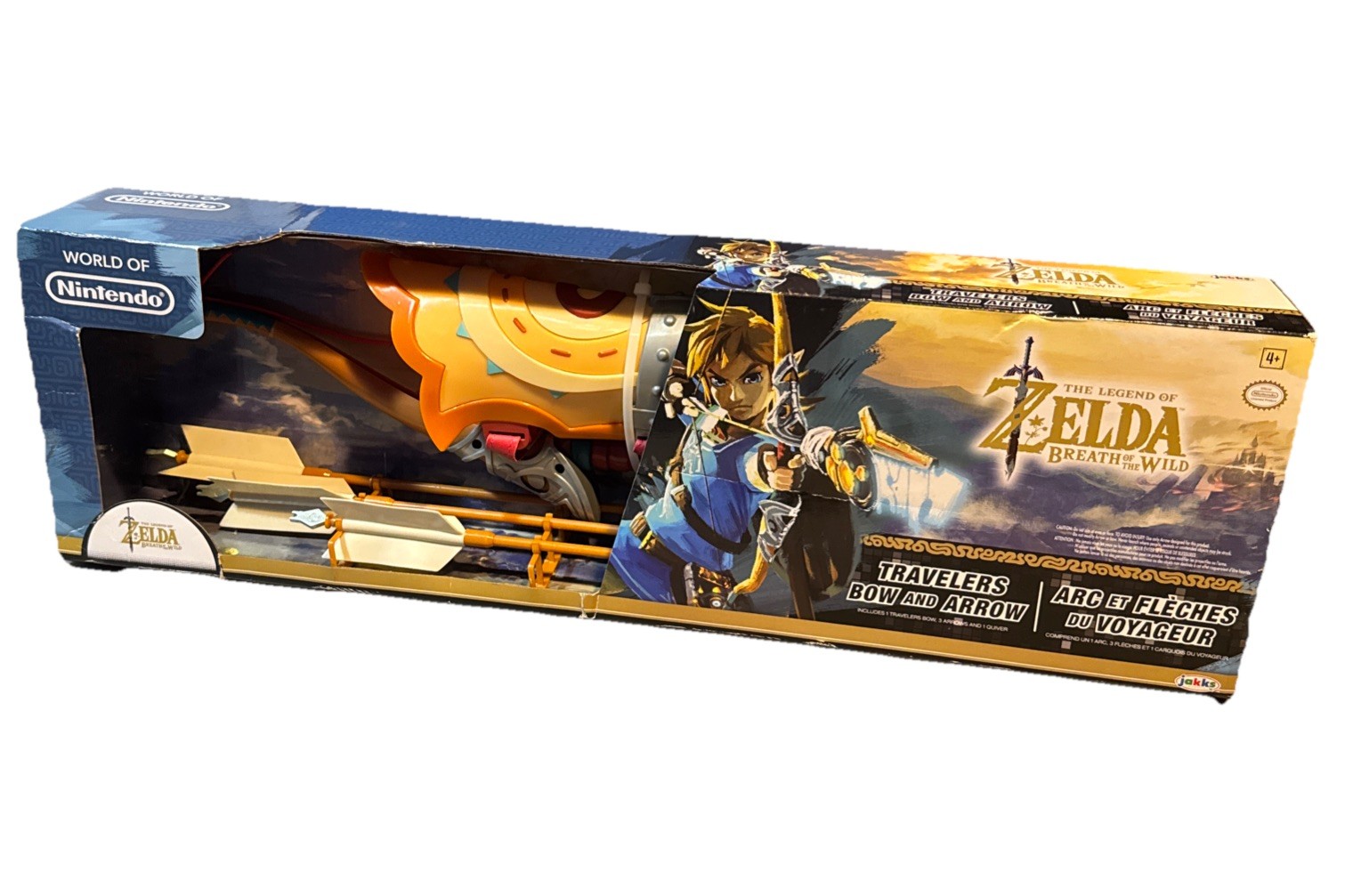 Legend of Zelda Breath of the Wild World of Nintendo Travelers Bow & Arrow NEW