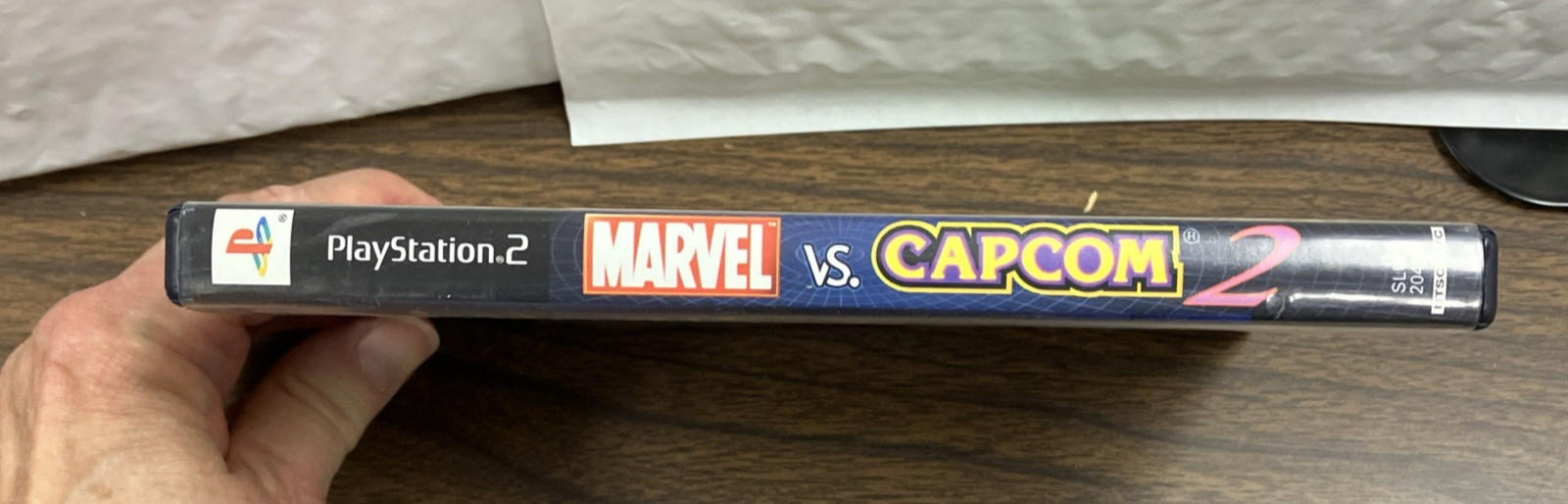 Marvel vs Capcom 2 game for PlayStation 2; Teen in case