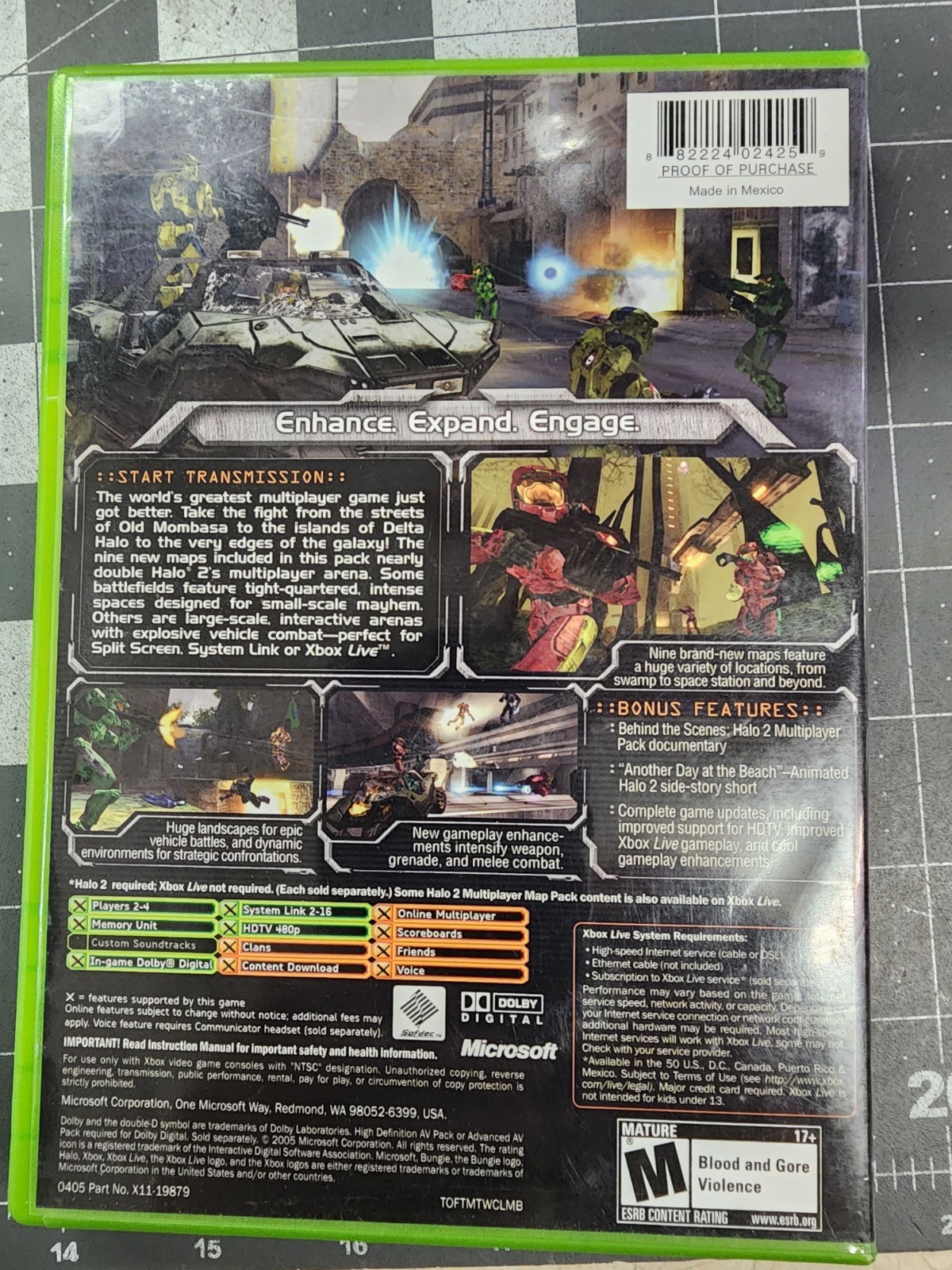 Halo 2 Multiplayer Map Pack (Xbox, 2005) Clean Tested Working CIB