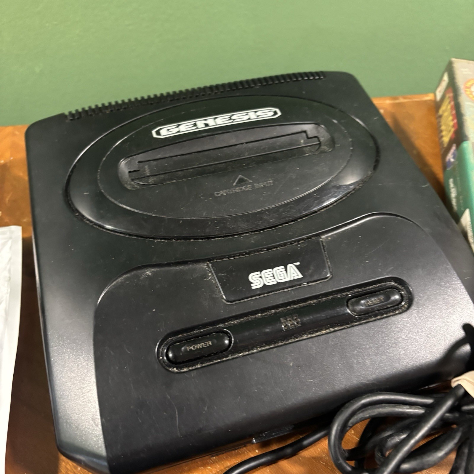 Sega Genesis Model 2 MK-1631 Console w Sonic 2, Madden 96 – Tested Works Great!