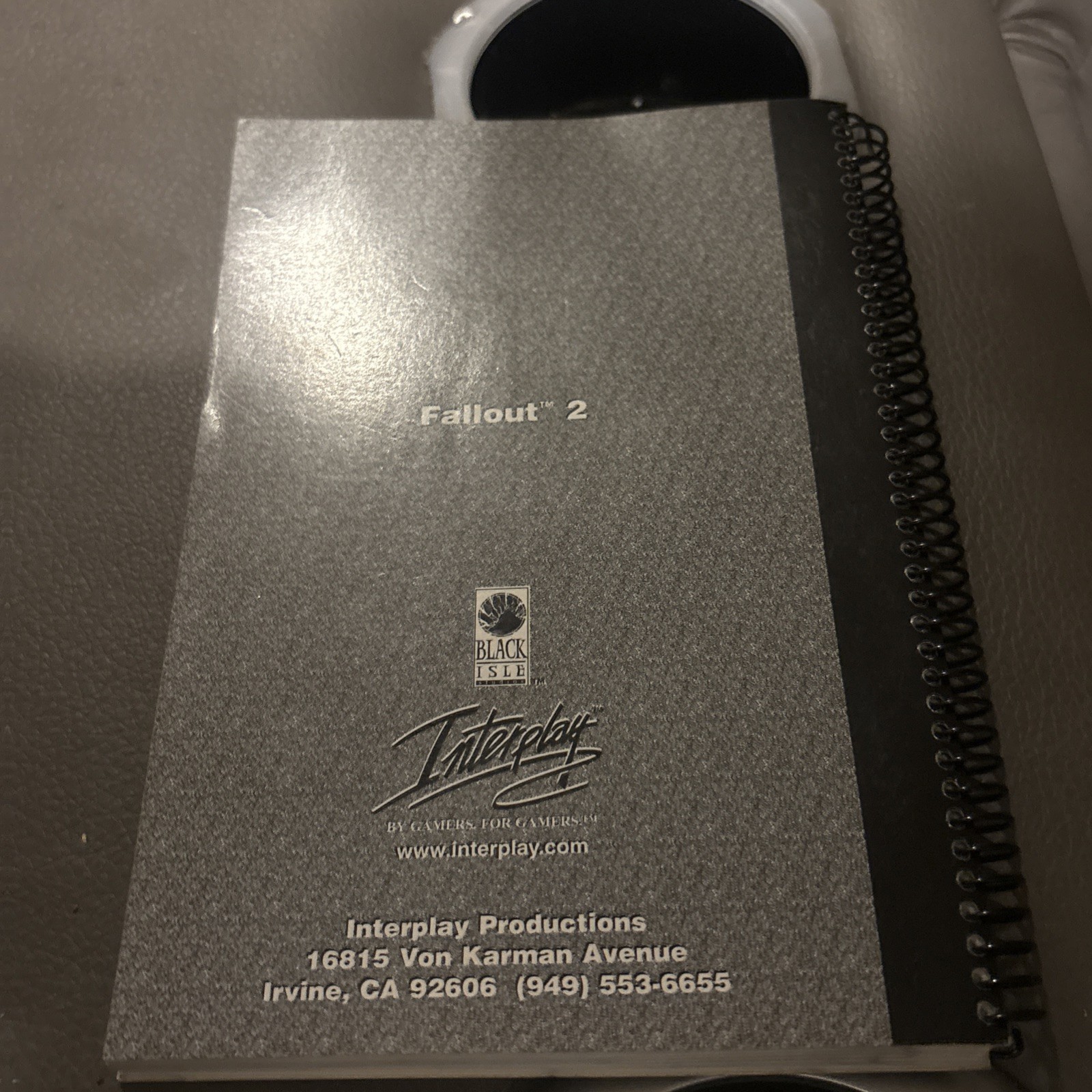 Vintage Vault Tec Lab Journal Game Manual Only