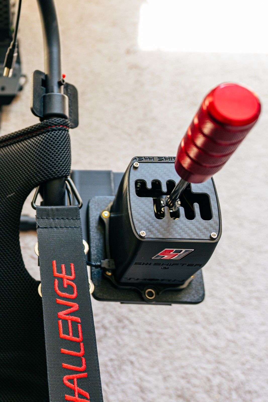 Custom Shift Mount for Playseat Challenge or Challenge X Logitech