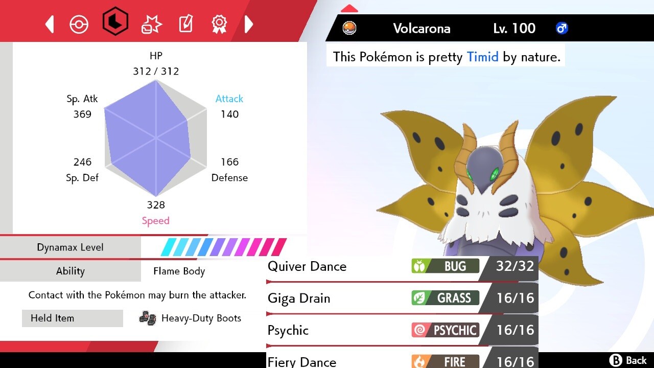 Pokemon Sword and Shield 6iv Shiny Volcarona – FAST DELIVERY!