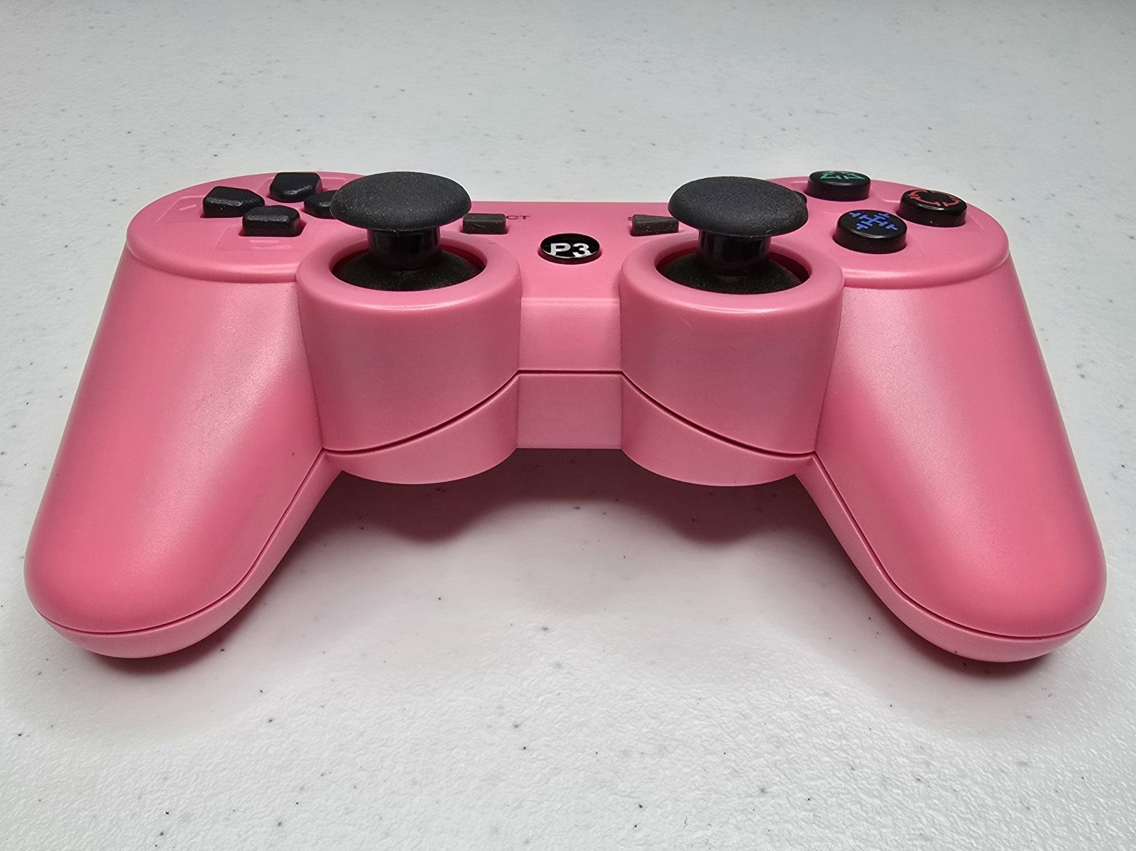 PS3 PLAYSTATION 3 Generic Pink Controller Untested No Cord -1728