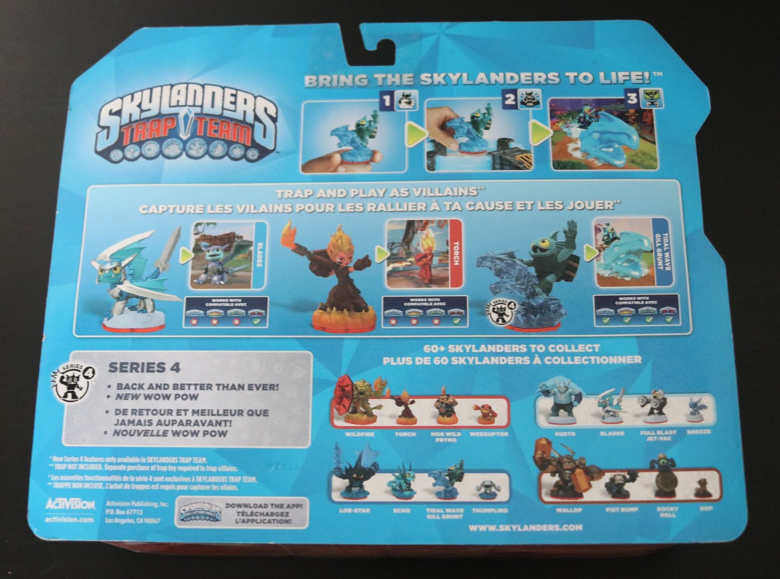 Skylanders Trap Team Triple Pack – Blades & Torch & Tital Wave Gill Grunt – New