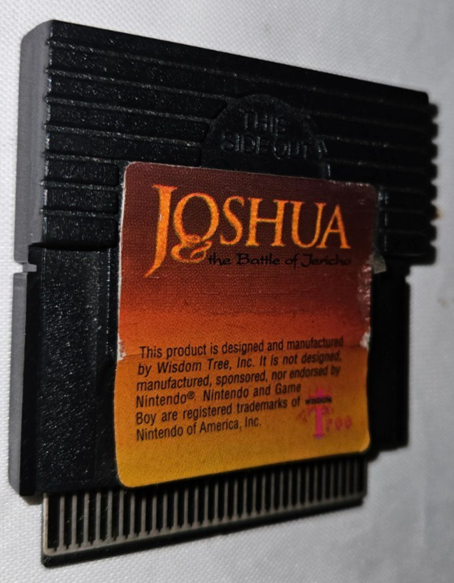 Joshua Battle of Jericho Cartridge Only Authentic Nintendo Game Boy Wisdom Tree