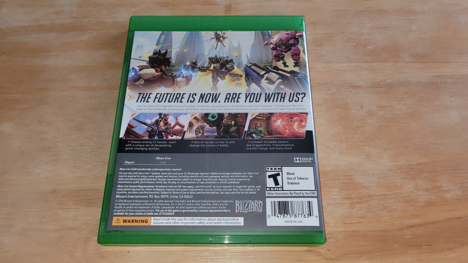 Overwatch: Origins Edition (Xbox One) with Unredeemed Digital Code