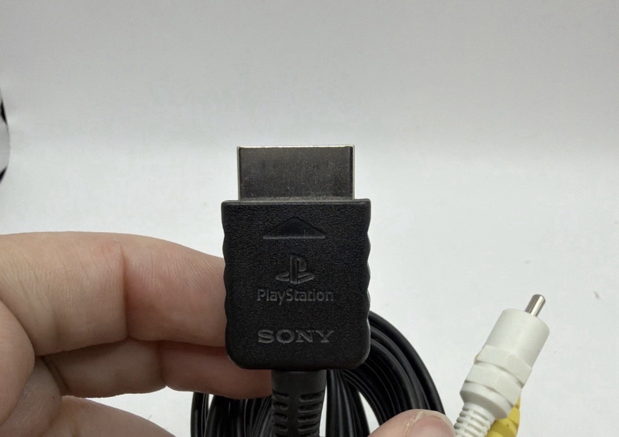 Genuine Original Sony PlayStation PS1 PS2 PS3 AV Audio Video Cable RCA Component