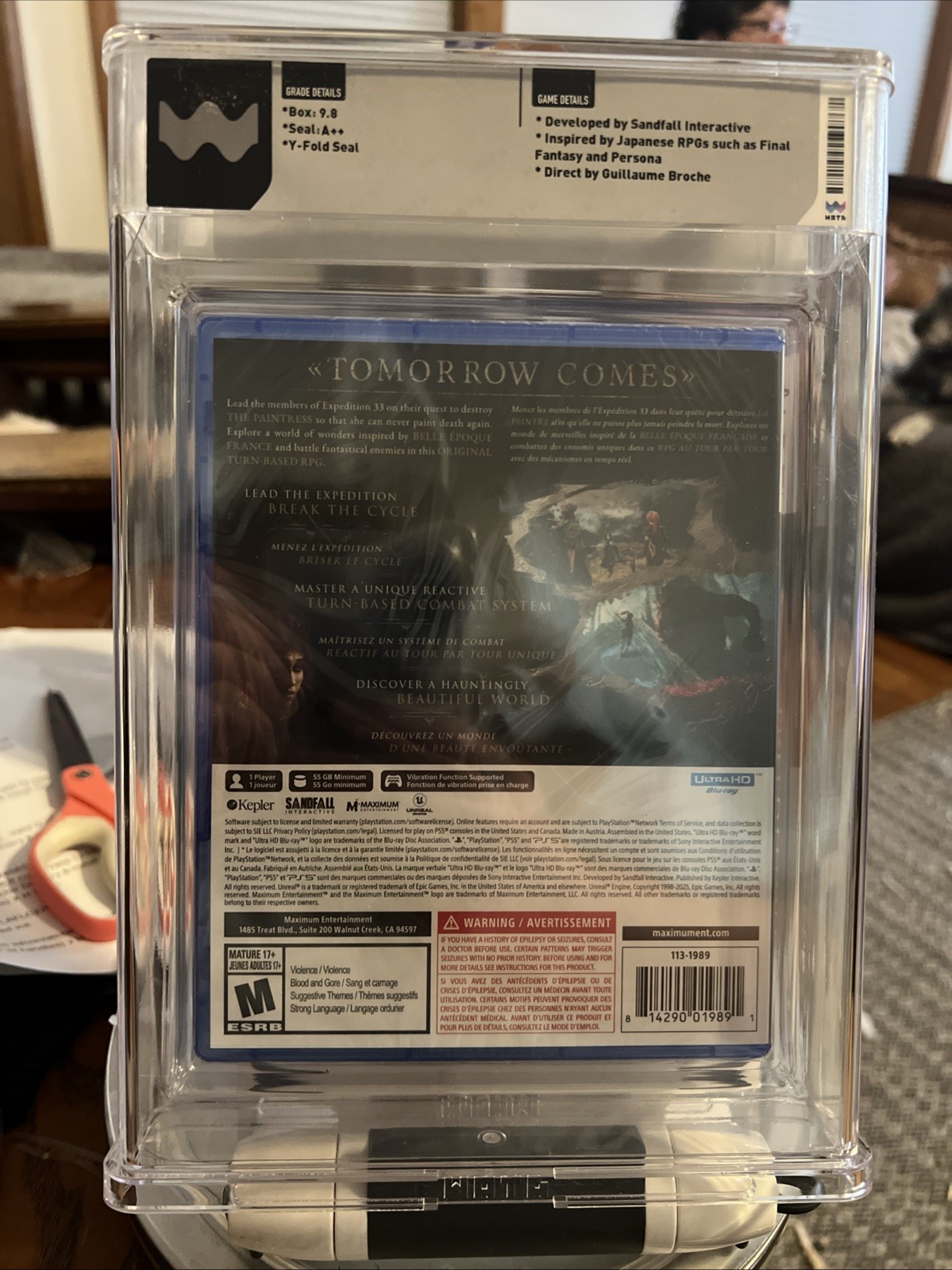 Clair Obscur: Expedition 33, WATA 9.8 A++, Sony PlayStation 5, See Description