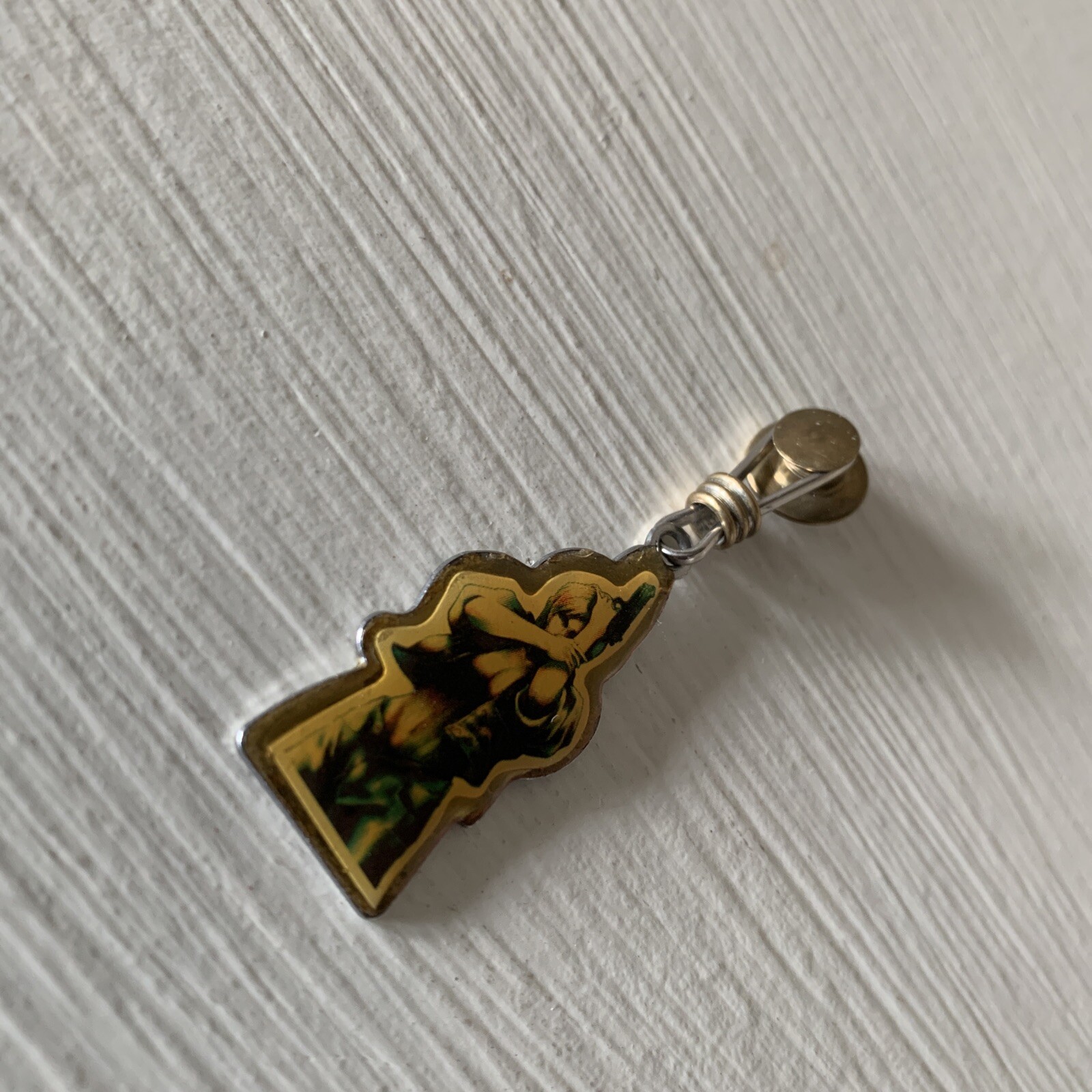 Parasite Eve 2 II Aya Brea Keychain Zipper Pull PlayStation 1999 Sony PS1 Rare
