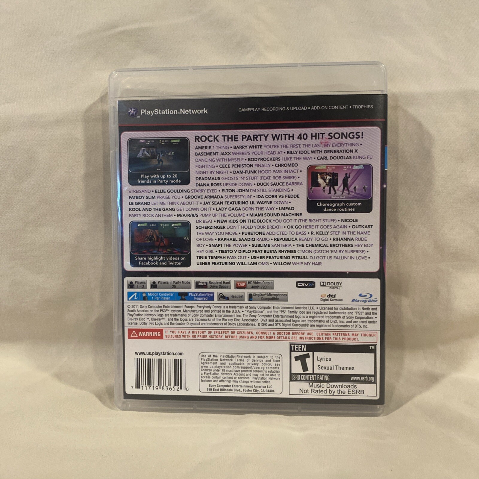 Everybody Dance: Playstation 3 [Brand New] PS3