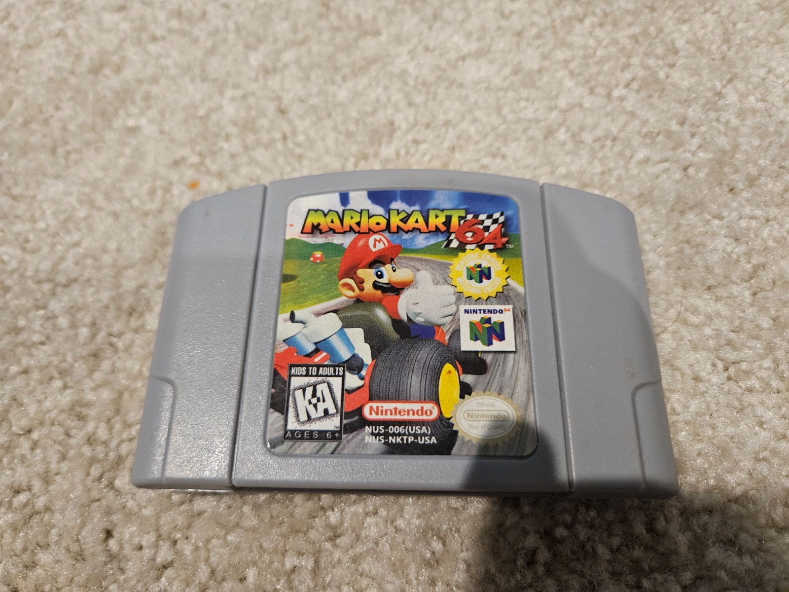 Mario Kart 64 (Nintendo N64, 1997) – NUS-006
