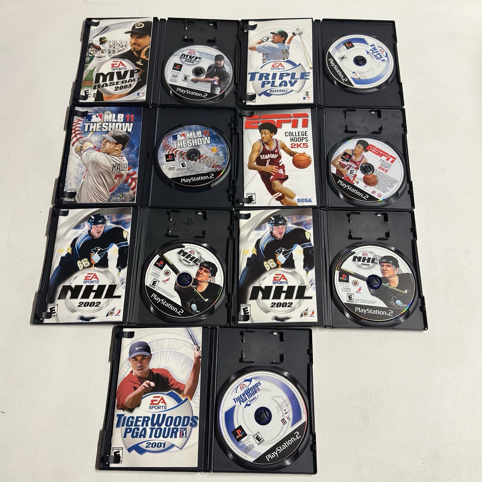 Sony Playstation 2, PS2 Video Games Lot of Mixed Sports