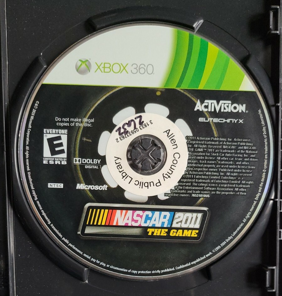 NASCAR The Game 2011 (Microsoft Xbox 360, 2011)