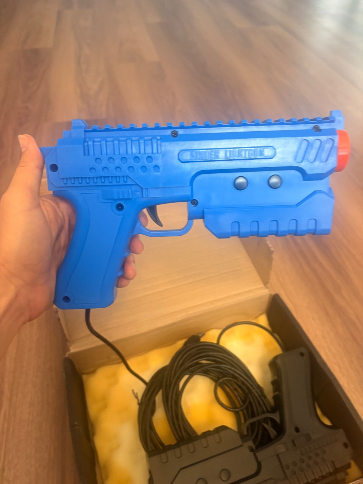 Sinden Lightgun Light Gun Pair (Blue & Black) – Original Box