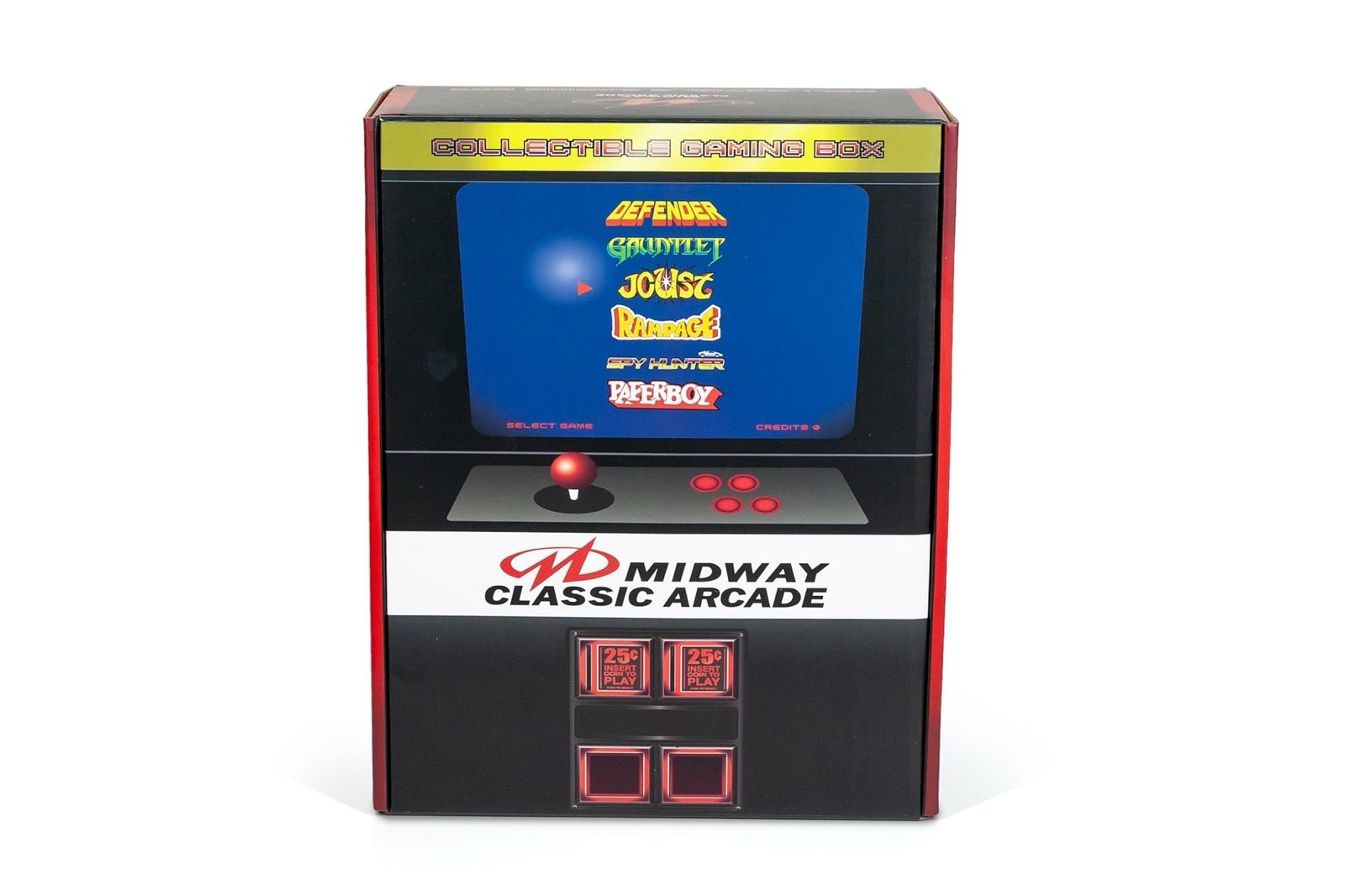 Midway Classic Arcade Game Collectible Loot Box Rampage Joust Defender Gauntlet
