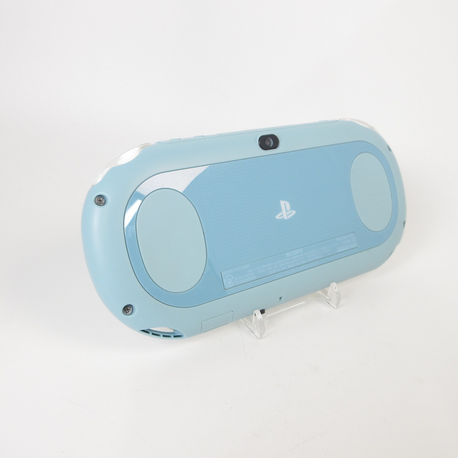 【Very Good】Sony PS Vita PCH-2000 Light Blue / White Wi-Fi Model Console only #Ar