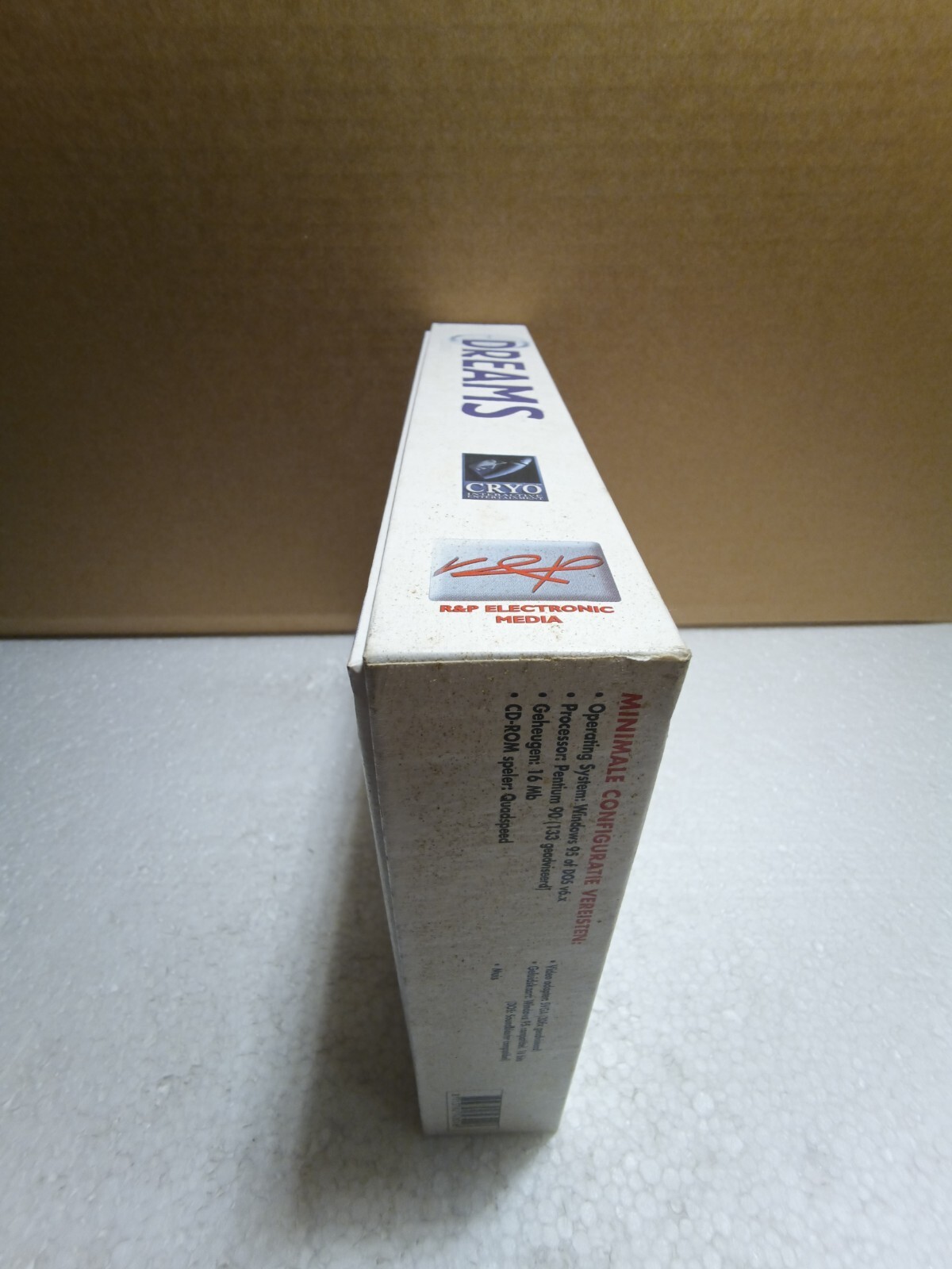 Dreams to Reality PC Big Box (Dutch Version) NEW Factory Seal! RARE-RETRO!