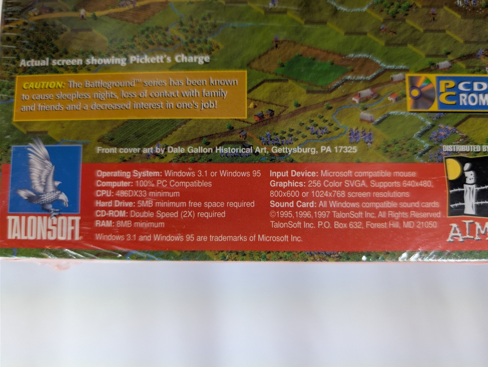 Battleground 2: Gettysburg PC CD American Civil War Strategy Game Windows