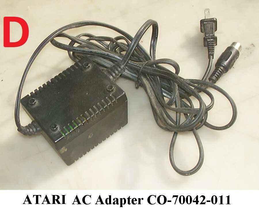 ATARI AC Adapter CO17945, CO61515, CO61636, CO-70042-011, tested good