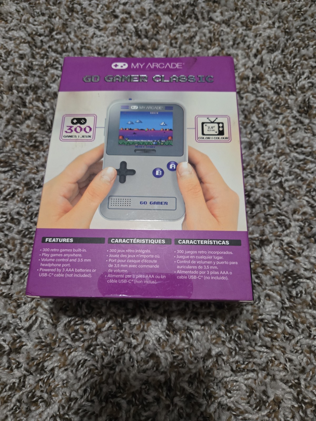 My Arcade Go Gamer Classic Handheld Game Player 300 Retro Color Games