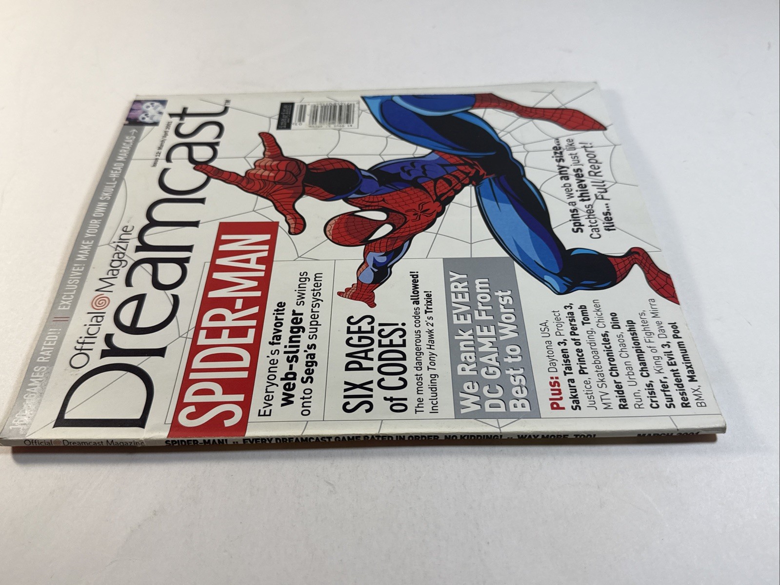 Sega Dreamcast Spider-man Official Magazine Issue 12 March/April 2001