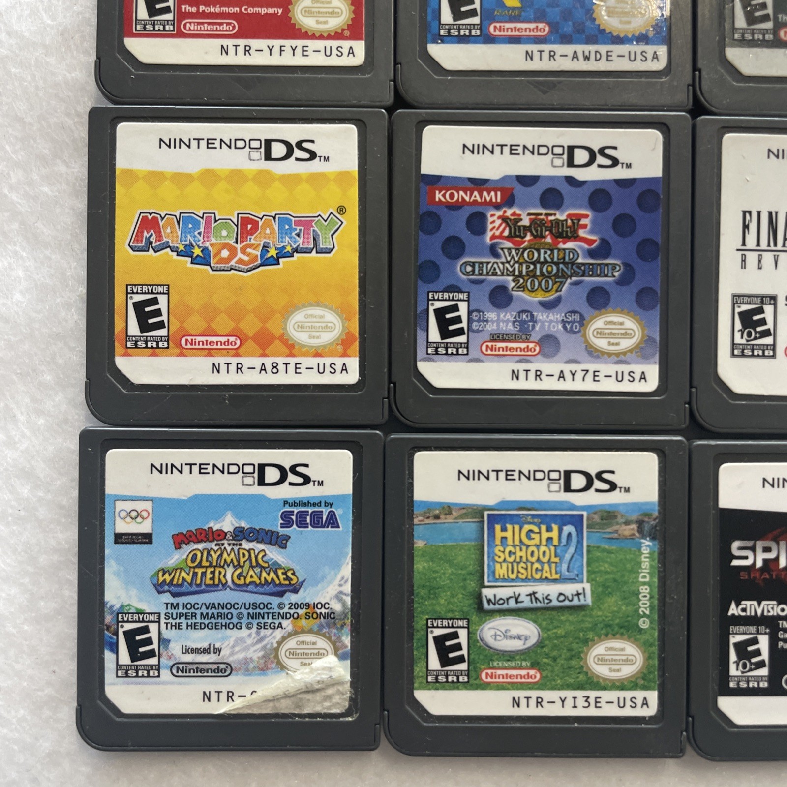 Lot of 16 Popular Nintendo DS Games. No Boxes. All Tested and Working. Pokemon