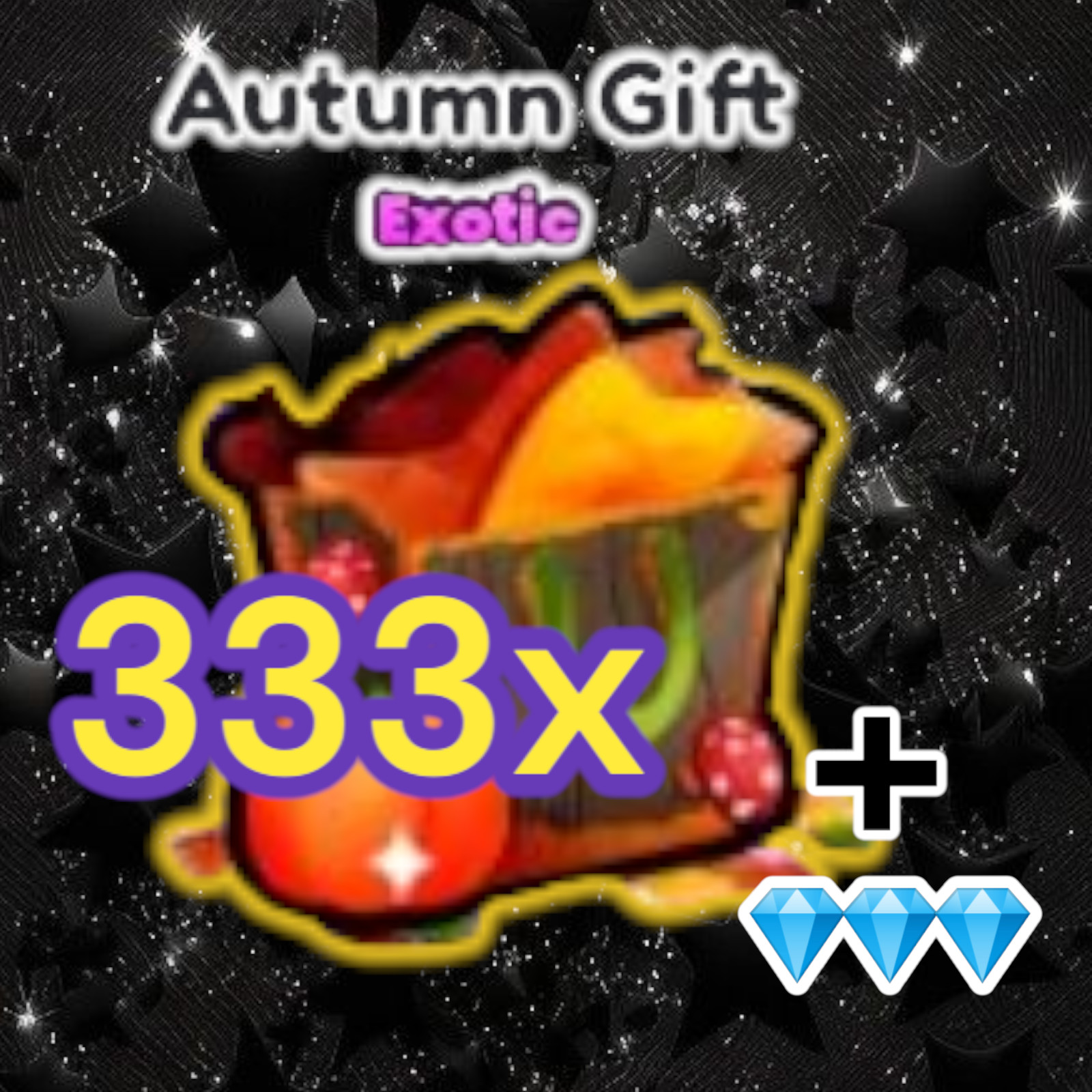 Pet Simulator 99. 333x Autumn Gifts + 2m Diamonds. PS99. Same Day