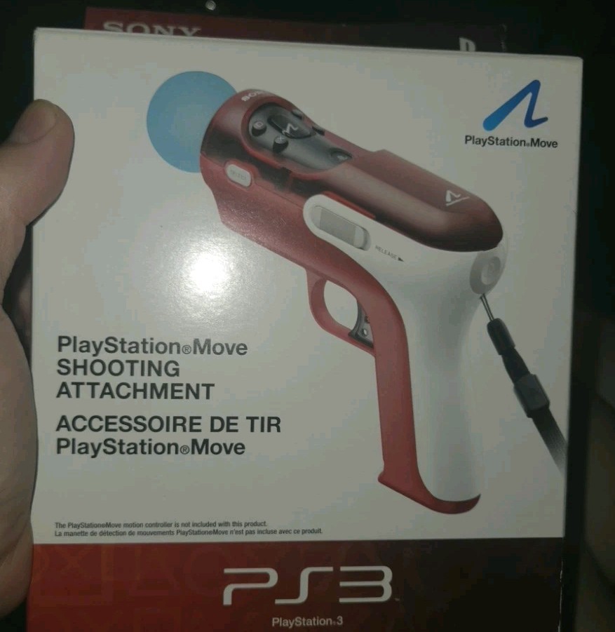 Playstation Move Motion Controller Shooting Attachment Sony PS3 New In Box