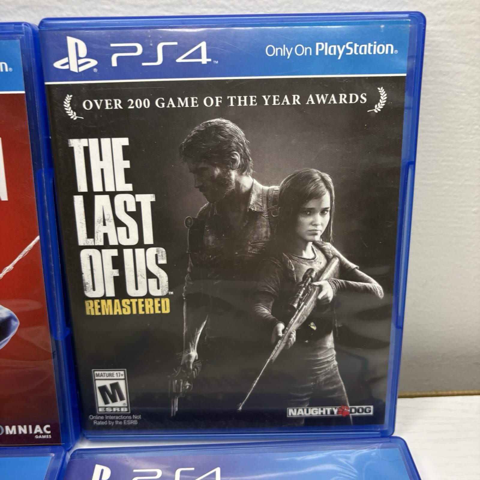 S4 Game Lot 4 – Spider-Man Last of Us Remastered NFS Rivals FIFA 16 CIB