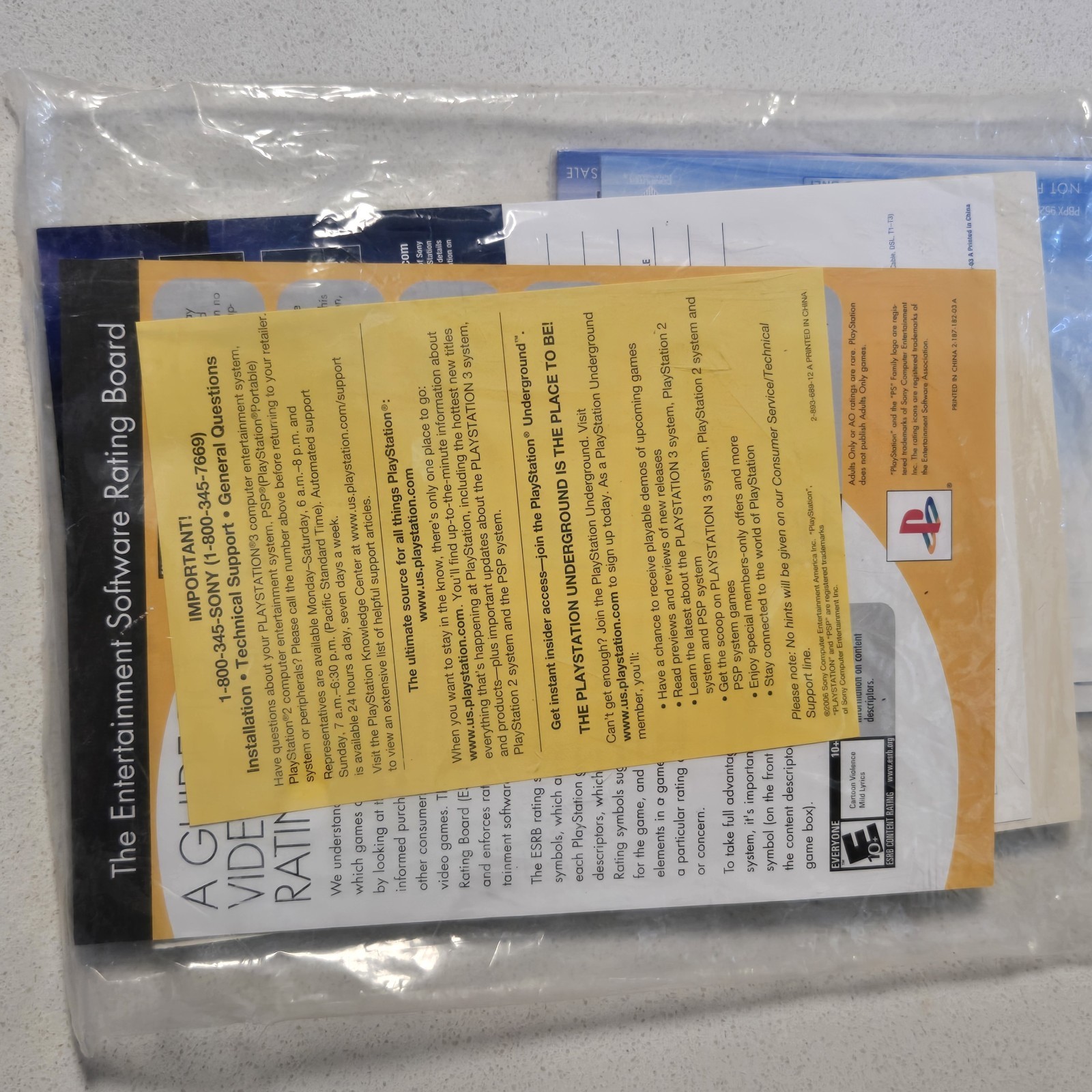 Sony Playstation 2 PS2 SCPH-77001 Online Start Up Disc 4.0 Manual Inserts NEW