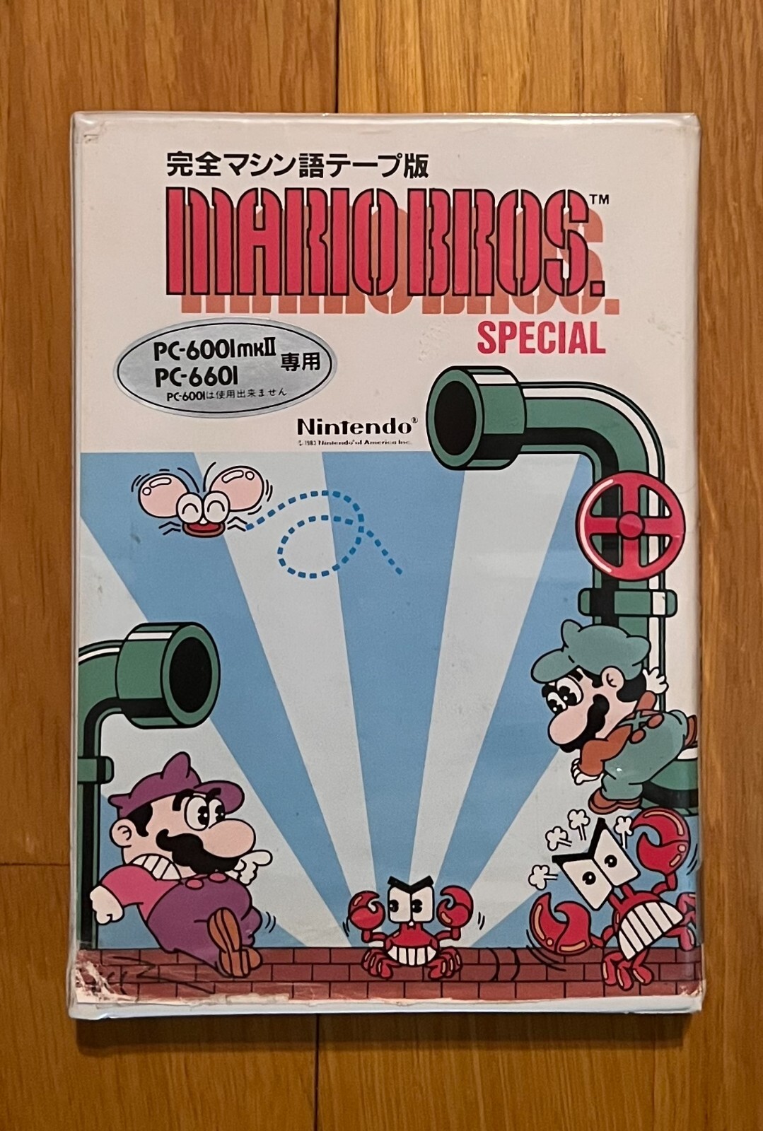 Mario Bros. Special PC-6001 Nintendo Hudson Soft Vintage Game Rare A