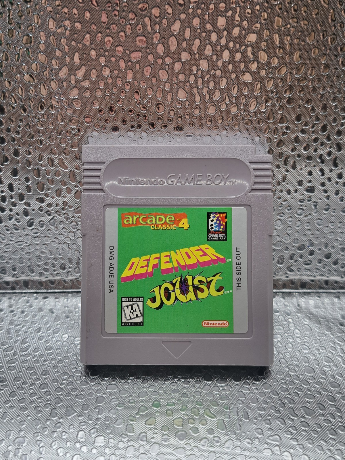 Nintendo Game Boy DMG-01 Handheld System with Flaw Gray READ