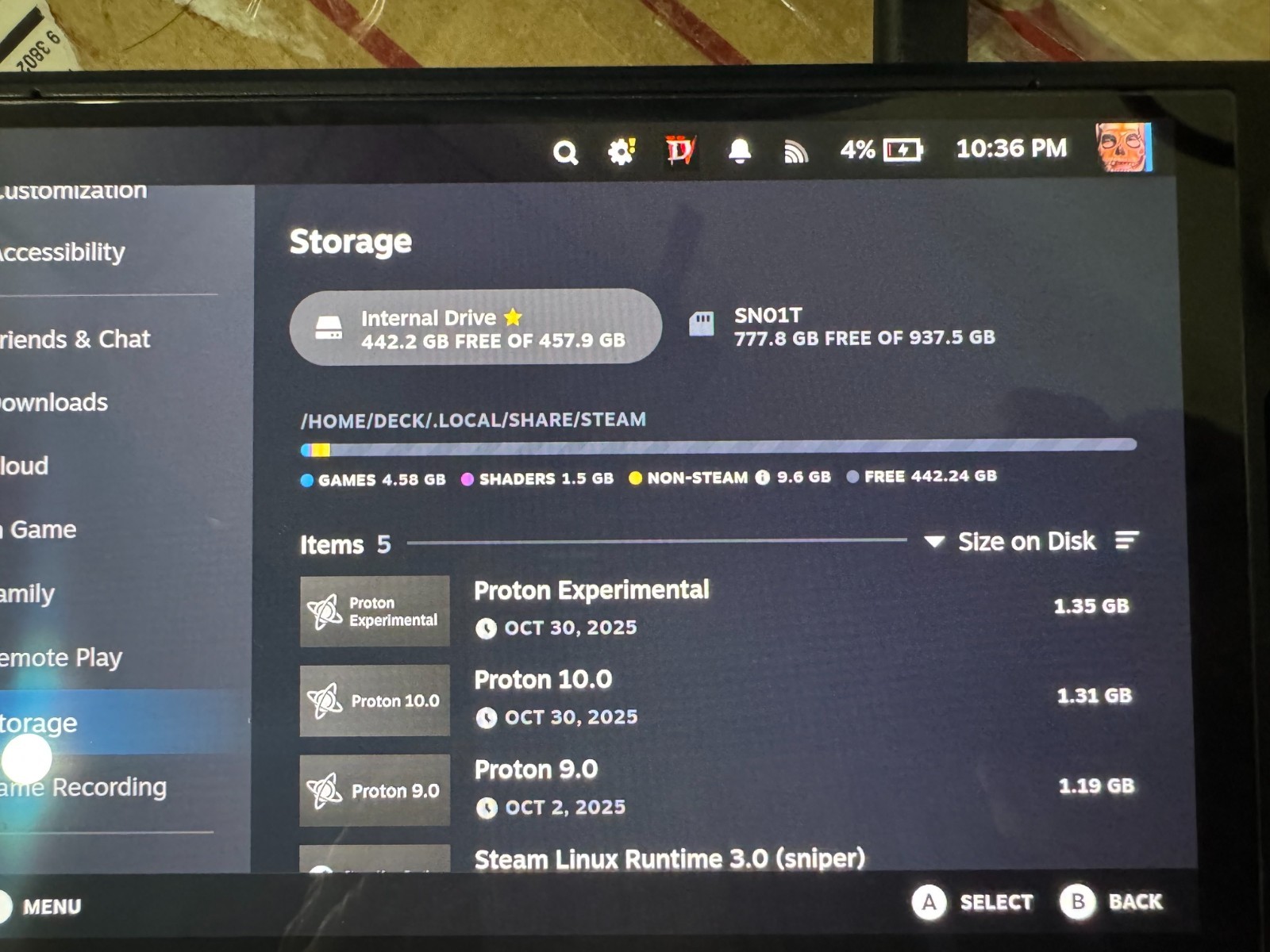 Steam Deck OLED Handheld Console Black 512GB + 1TB Micro SD