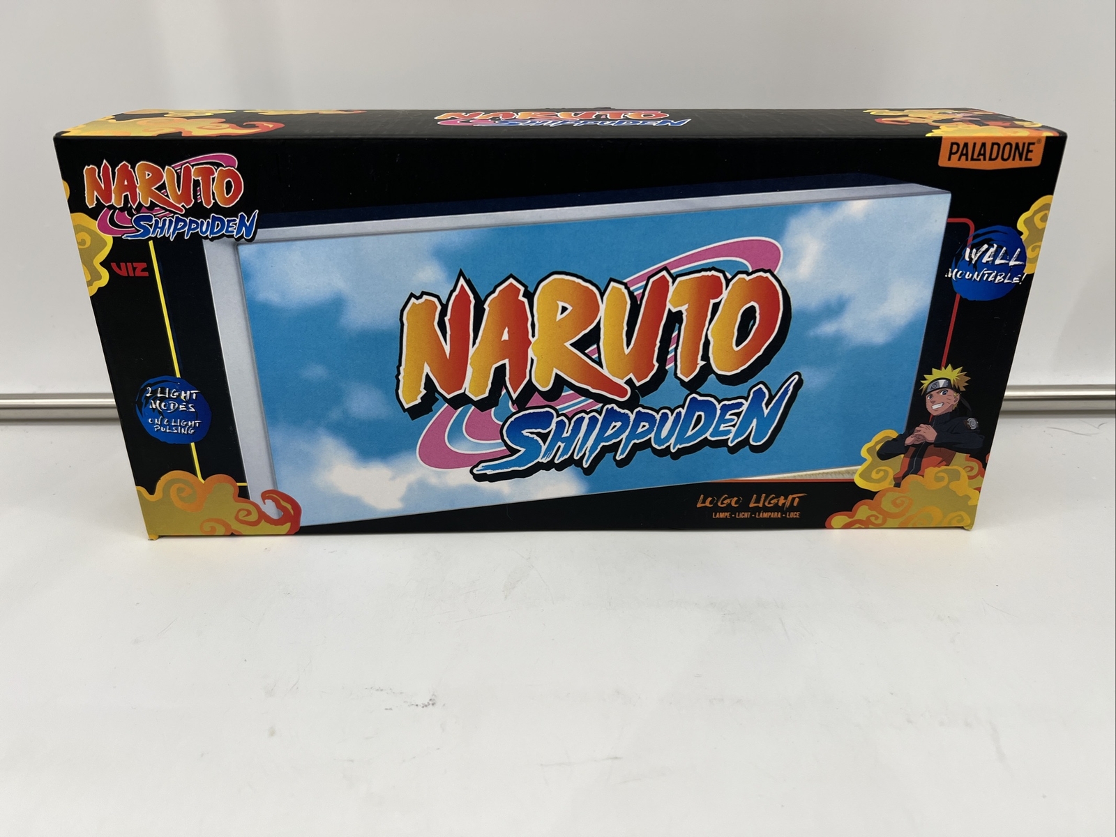 Naruto Shippuden Light Up Logo Sign 12” USB & Battery Powered New!!